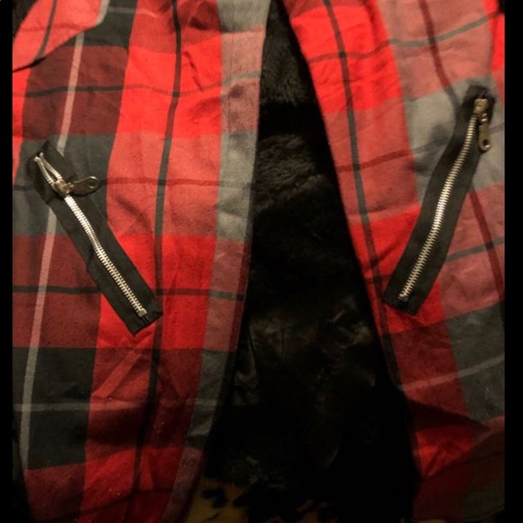 Morbid Threads plaid high waisted bondage pants - Picture 3 of 4